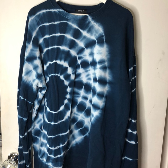 tie dye crewneck mens